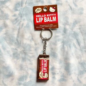 Rare Hello Kitty Sanrio Milk Chocolate lip balm keychain - NEW FROM 2010